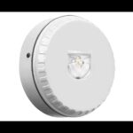 Dispositif visuel alarme feu flash rouge base courte pour montage au mur IQ8L-W couverture W-2,4- 7,5